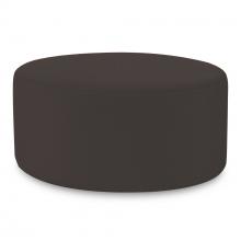 Howard Elliott Q132-460 - Universal Round Ottoman Seascape Charcoal