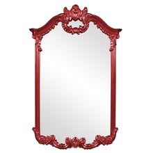 Howard Elliott 56048R - Roman Mirror - Glossy Red