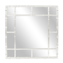 Howard Elliott 92120W - Bamboo Mirror - Glossy White