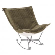 Howard Elliott 600-1091 - Scroll Puff Rocker Angora Moss