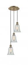 Innovations Lighting 113B-3P-AB-G2811 - Hanover - 3 Light - 13 inch - Antique Brass - Cord Hung - Multi Pendant