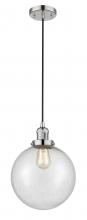 Innovations Lighting 201C-PN-G204-10-LED - Beacon - 1 Light - 10 inch - Polished Nickel - Cord hung - Mini Pendant