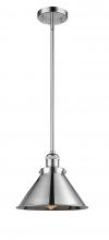  201S-PC-M10-PC - Briarcliff - 1 Light - 10 inch - Polished Chrome - Stem Hung - Mini Pendant