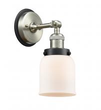 Innovations Lighting 203SN-BPBK-HRBK-G51 - Bell - 1 Light - 5 inch - Brushed Satin Nickel - Sconce