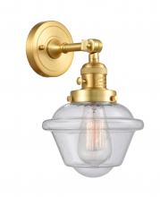 Innovations Lighting 203SW-SG-G534-LED - Oxford - 1 Light - 8 inch - Satin Gold - Sconce