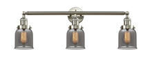 Innovations Lighting 205-SN-G53 - Bell - 3 Light - 30 inch - Brushed Satin Nickel - Bath Vanity Light