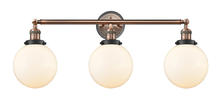 Innovations Lighting 205BP-ACBK-G201-8 - Beacon - 3 Light - 32 inch - Antique Copper - Bath Vanity Light