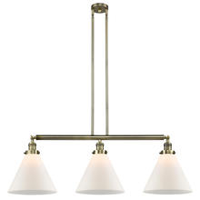 Innovations Lighting 213-AB-G41-L - Cone - 3 Light - 44 inch - Antique Brass - Stem Hung - Island Light