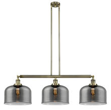 Innovations Lighting 213-AB-G73-L - Bell - 3 Light - 42 inch - Antique Brass - Stem Hung - Island Light