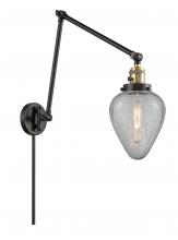 Innovations Lighting 238-BAB-G165-LED - Geneseo - 1 Light - 8 inch - Black Antique Brass - Swing Arm