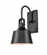 Innovations Lighting 370-1W-BK-M - Provin - 1 Light - 7 inch - Matte Black - Sconce