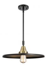 Innovations Lighting 447-1S-BAB-MFR-BK-16 - Appalachian - 1 Light - 16 inch - Black Antique Brass - Mini Pendant