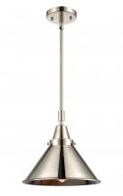  447-1S-PN-M10-PN - Briarcliff - 1 Light - 10 inch - Polished Nickel - Mini Pendant