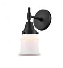 Innovations Lighting 447-1W-BK-G181S - Canton - 1 Light - 5 inch - Matte Black - Sconce