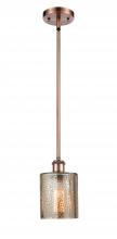 Innovations Lighting 516-1S-AC-G116-LED - Cobbleskill - 1 Light - 5 inch - Antique Copper - Mini Pendant