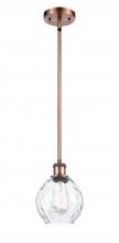 Innovations Lighting 516-1S-AC-G362 - Waverly - 1 Light - 6 inch - Antique Copper - Mini Pendant