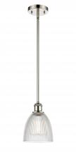 Innovations Lighting 516-1S-PN-G382-LED - Castile - 1 Light - 6 inch - Polished Nickel - Mini Pendant