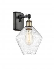 Innovations Lighting 516-1W-BAB-G654-8-LED - Cindyrella - 1 Light - 8 inch - Black Antique Brass - Sconce