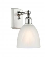 Innovations Lighting 516-1W-WPC-G381-LED - Castile - 1 Light - 6 inch - White Polished Chrome - Sconce