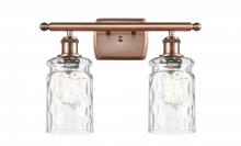 Innovations Lighting 516-2W-AC-G352 - Candor - 2 Light - 15 inch - Antique Copper - Bath Vanity Light