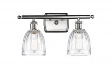 Innovations Lighting 516-2W-SN-G442-LED - Brookfield - 2 Light - 16 inch - Brushed Satin Nickel - Bath Vanity Light