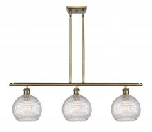 Innovations Lighting 516-3I-AB-G122C-8CL - Athens - 3 Light - 36 inch - Antique Brass - Cord hung - Island Light