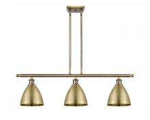 Innovations Lighting 516-3I-AB-MBD-75-AB - Bristol - 3 Light - 36 inch - Antique Brass - Cord hung - Island Light