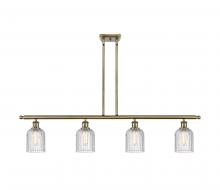 Innovations Lighting 516-4I-AB-G559-5CL - Bridal Veil - 4 Light - 48 inch - Antique Brass - Cord hung - Island Light