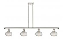 Innovations Lighting 516-4I-PN-G555-6CL - Ithaca - 4 Light - 48 inch - Polished Nickel - Cord hung - Island Light