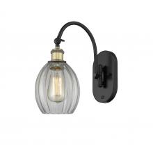 Innovations Lighting 518-1W-BAB-G82-LED - Eaton - 1 Light - 6 inch - Black Antique Brass - Sconce