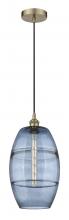 Innovations Lighting 616-1P-AB-G557-10BL - Vaz - 1 Light - 10 inch - Antique Brass - Cord hung - Mini Pendant