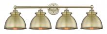 Innovations Lighting 616-4W-AB-M14-AB - Adirondack - 4 Light - 35 inch - Antique Brass - Bath Vanity Light