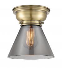 Innovations Lighting 623-1F-AB-G43 - Cone - 1 Light - 8 inch - Antique Brass - Flush Mount