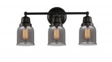 Innovations Lighting 623-3W-BK-G53 - Bell - 3 Light - 21 inch - Matte Black - Bath Vanity Light