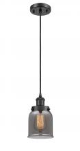 Innovations Lighting 916-1P-BK-G53 - Bell - 1 Light - 5 inch - Matte Black - Cord hung - Mini Pendant