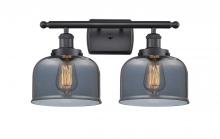 Innovations Lighting 916-2W-BK-G73 - Bell - 2 Light - 18 inch - Matte Black - Bath Vanity Light