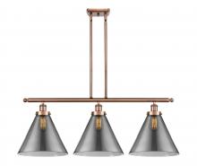 Innovations Lighting 916-3I-AC-G43-L - Cone - 3 Light - 36 inch - Antique Copper - Stem Hung - Island Light