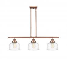 Innovations Lighting 916-3I-AC-G713 - Bell - 3 Light - 36 inch - Antique Copper - Stem Hung - Island Light