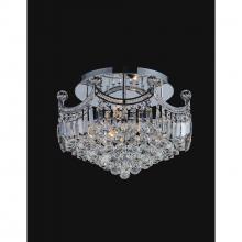 CWI Lighting 8421C20C - Amanda 8 Light Flush Mount With Chrome Finish