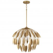 Capital 351812GF - 1-Light Botanical Pendant in Buffed Gold