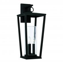 Lowery Collection Four-Light Textured Black Industrial Luxe Linear