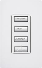 Lutron Electronics RRD-HN3BSRL-AL - CL RA2 HYBRID 3BSRL WALL ALMOND