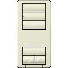 Lutron Electronics RRD-HN3S-BI - CL RA2 HYBRID 3S WALL BISCUIT