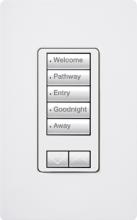 Lutron Electronics RRD-HN5BRL-WH - CL RA2 5BRL HYB ST KEYPAD WHITE