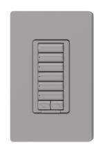 Lutron Electronics RRD-HN6BRL-GR - CL RA2 6BRL HYB ST KEYPAD GRAY