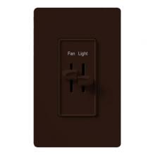 Lutron Electronics S2-LF-BR - SKYLARK DUAL FAN/LIGHT BROWN