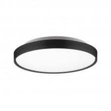 Kuzco Lighting Inc FM43518-BK-5CCT - Brunswick 18-in Black LED Flush Mount