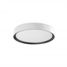 Kuzco Lighting Inc FM43916-WH/BK-5CCT - Essex 16-in White/Black LED Flush Mount