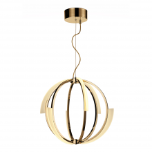 ZEEV Lighting CD10348-LED-AGB - LED 22" Aged Brass Geometrical Sphere Styled Chandelier