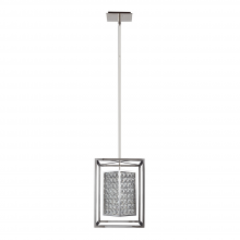 ZEEV Lighting MP40013-1-SS - Single Light Geometric Crystal Mini Pendant